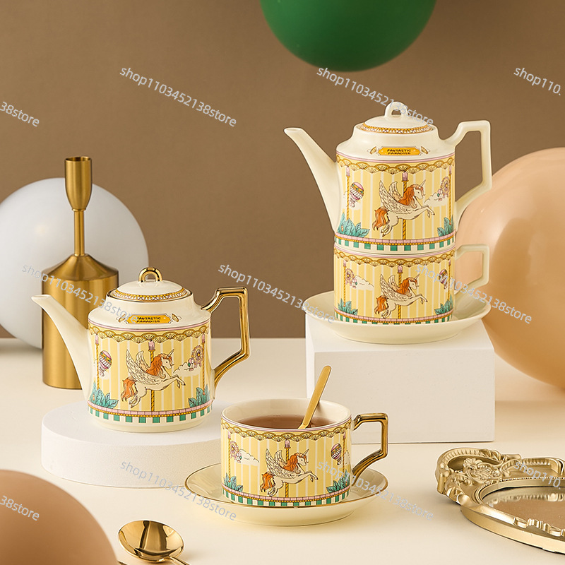 Coffee Tea Box - Керамический чайный сервиз, карусель, подарочная коробка,