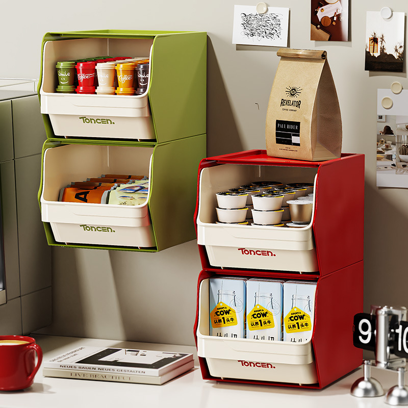 Coffee Tea Box - Держатель для кофейных капсул, сложенный настольный