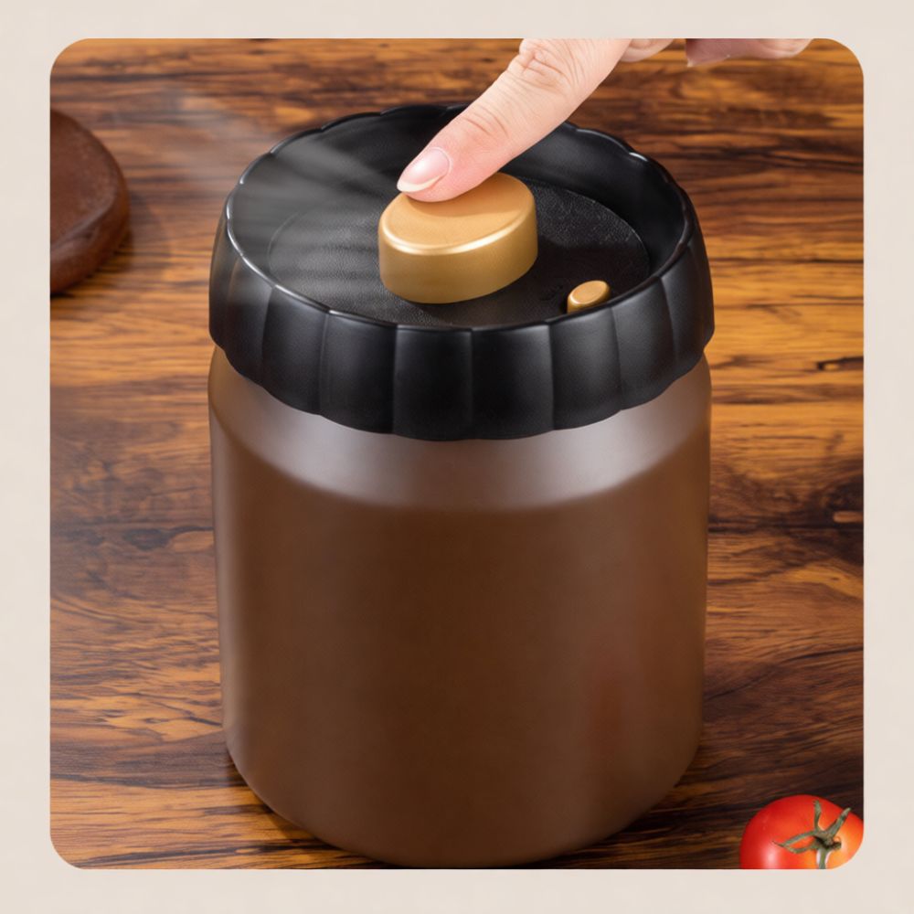 Coffee Tea Organizer - Вакуумный контейнер для хранения кофейных зерен,