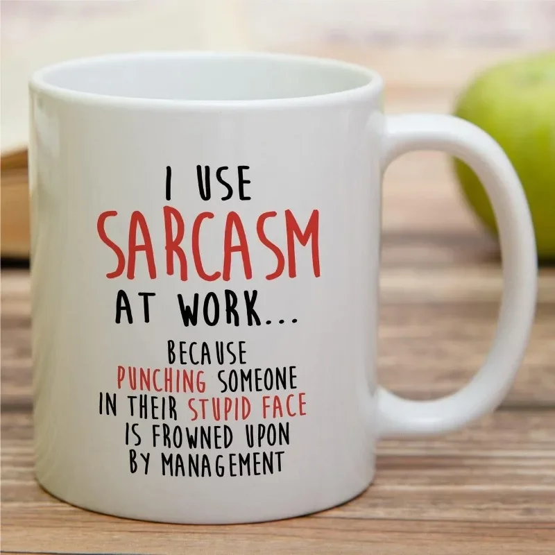 Coffee And Tea Quotes Funny - Я использую сарказм на работе, потому