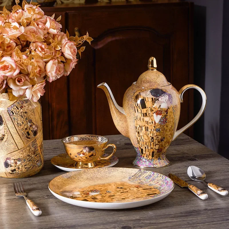 Кофейный набор Gustav Klimt из – обзор и цена Coffee Tea Creamer