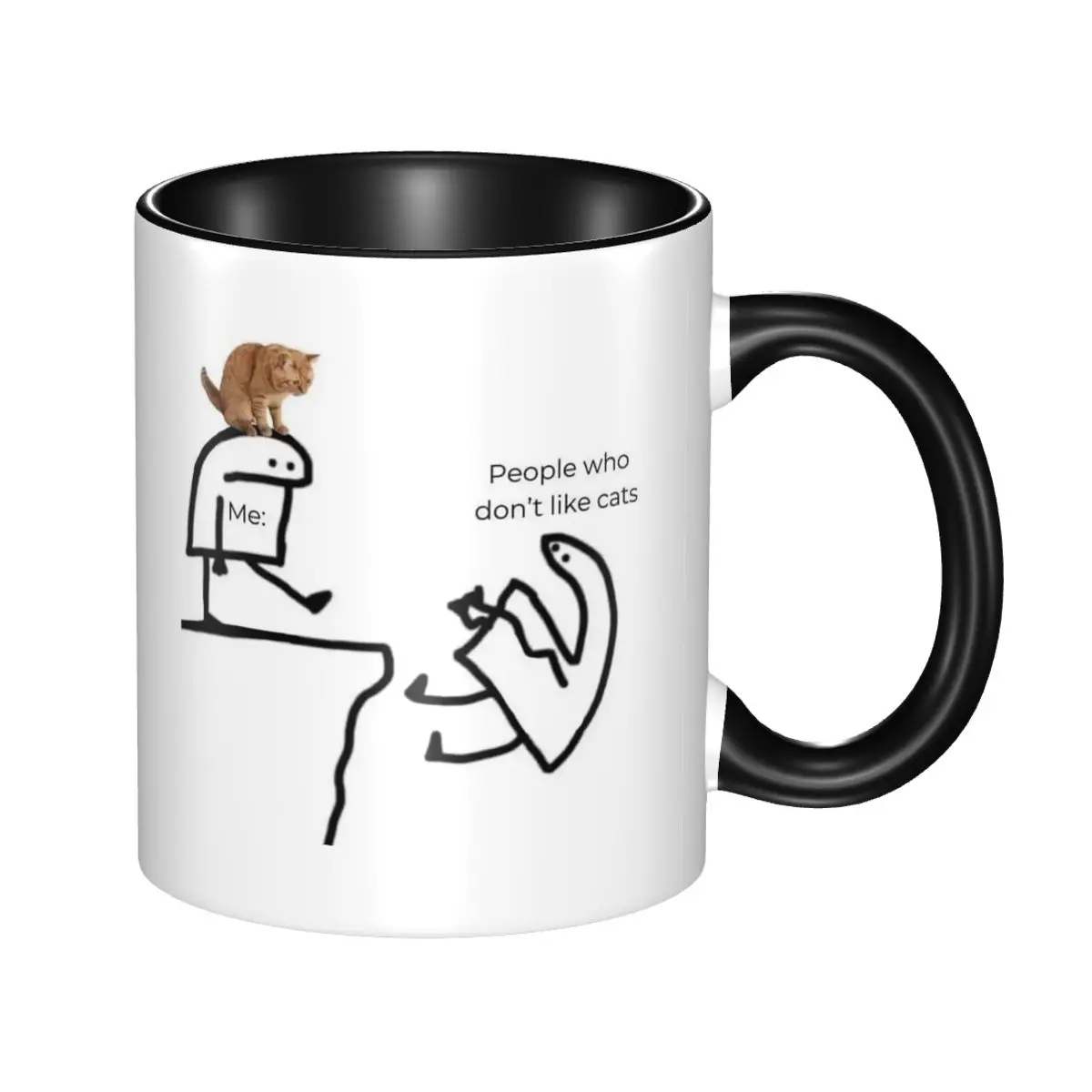 Кружка с дизайном «Я с кошкой» – обзор и цена Coffee And Tea Quotes Funny