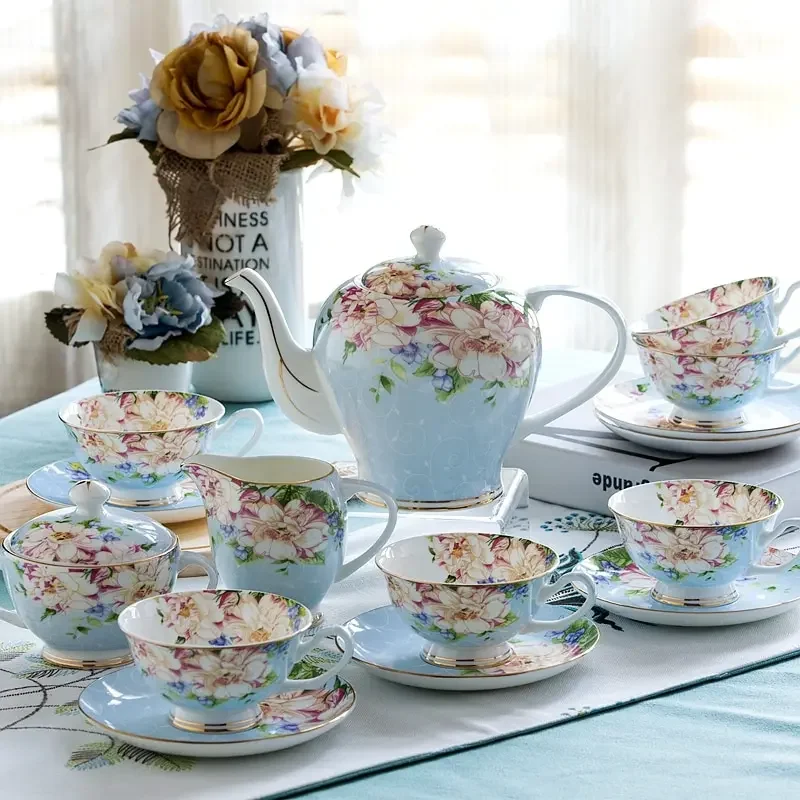 Розовый, синий цветок, костяно – обзор и цена Coffee Tea Creamer