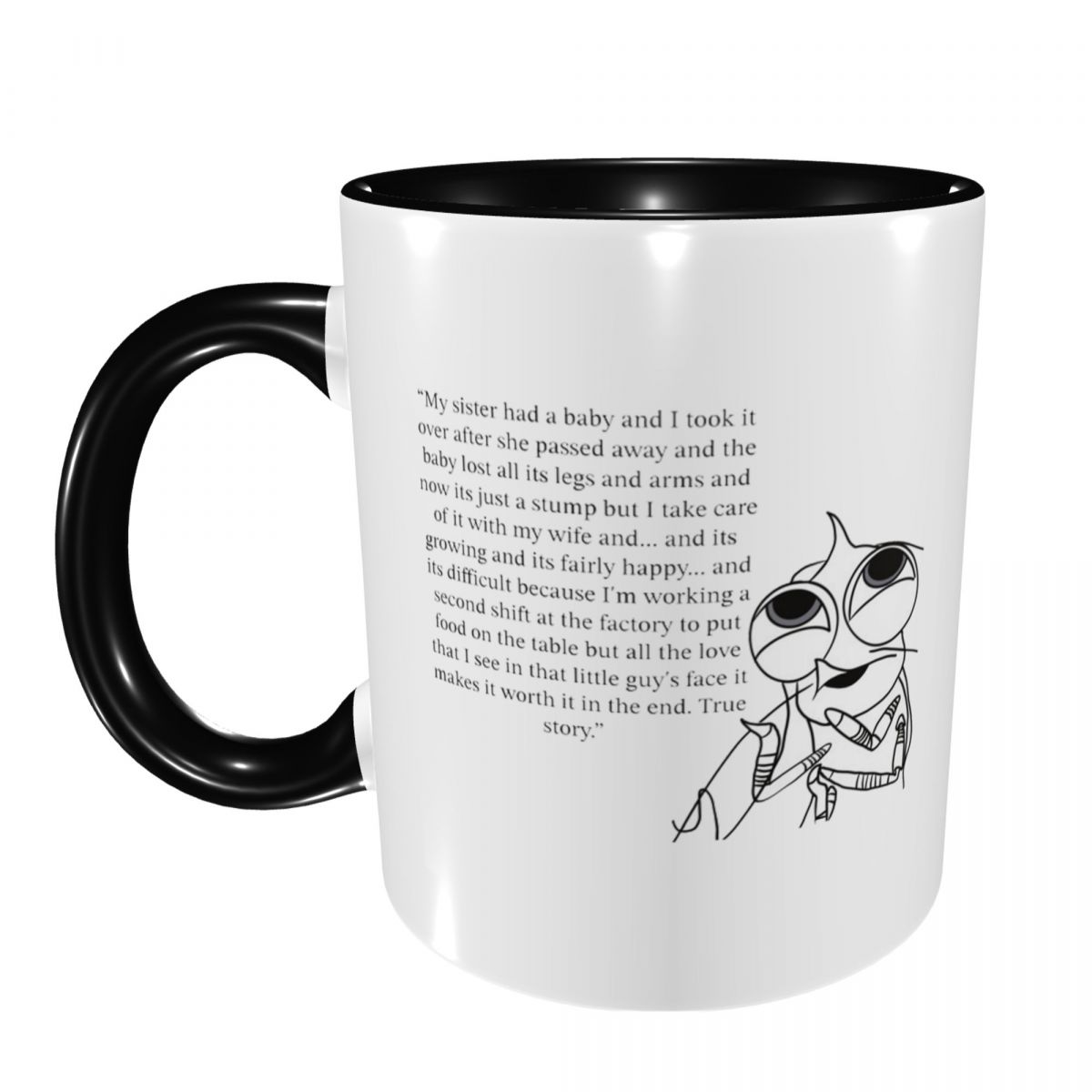 Кружка с цитатой из мультфильм – обзор и цена Coffee And Tea Quotes Funny