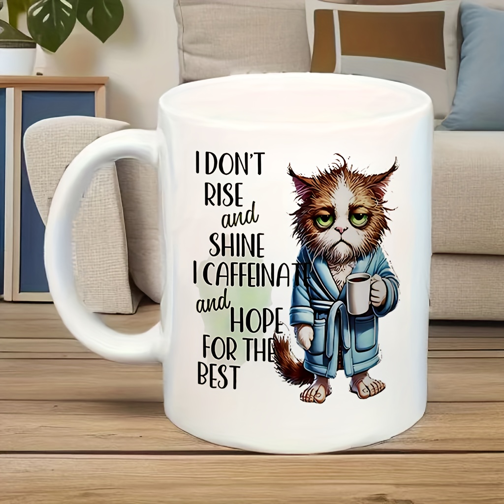 Забавная кружка с кошкой и над – обзор и цена Coffee And Tea Quotes Funny