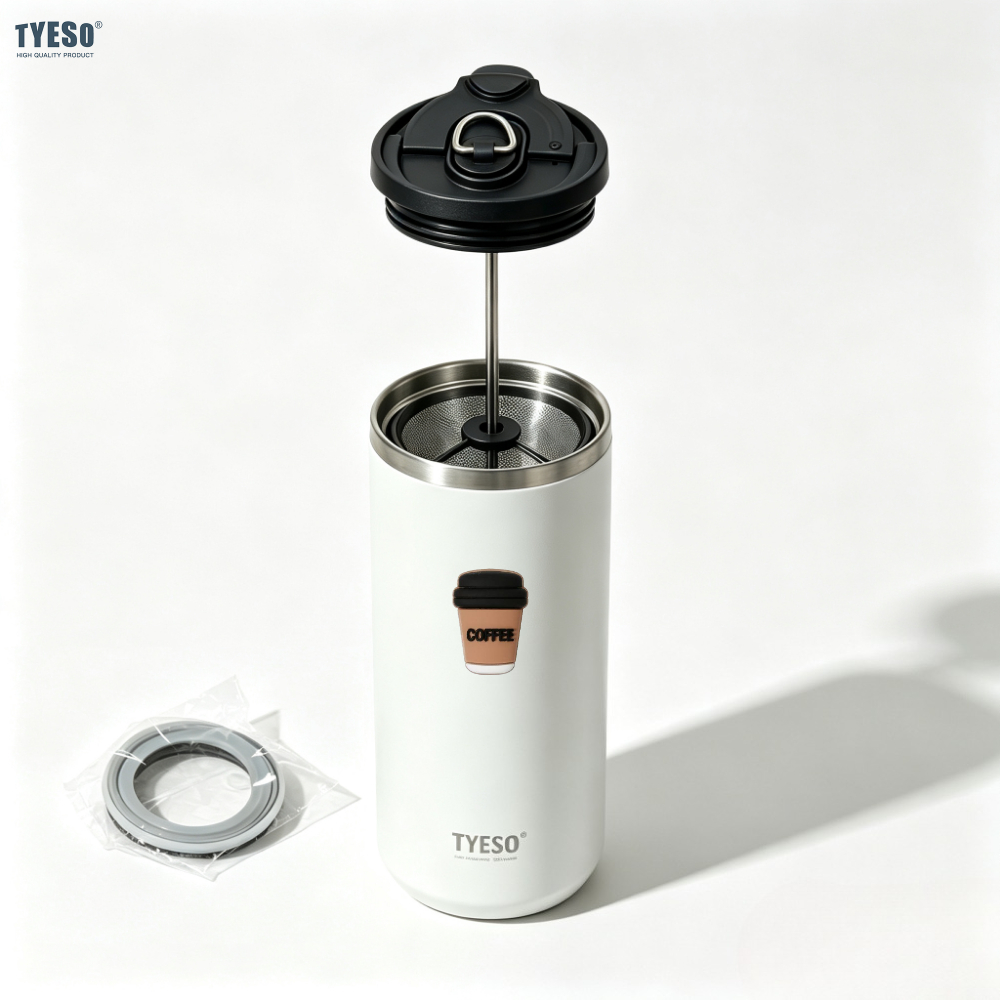 Термос Tyeso 750 мл с французс – обзор и цена Coffee Tea Creamer